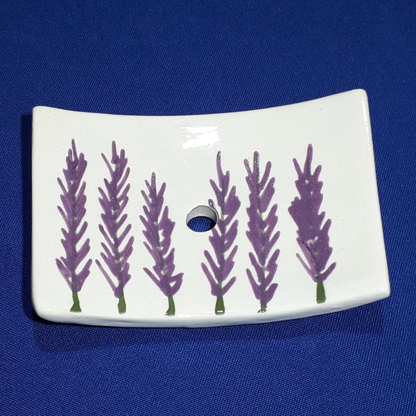 Lavender soap dish
