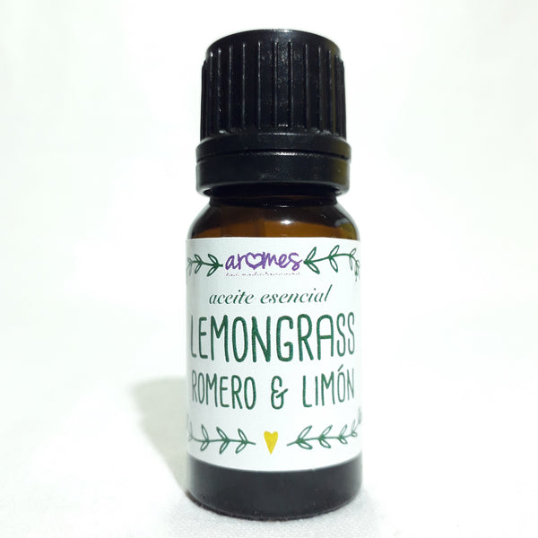 Oli essencial lemongrass, romaní & llimona - 10 ml